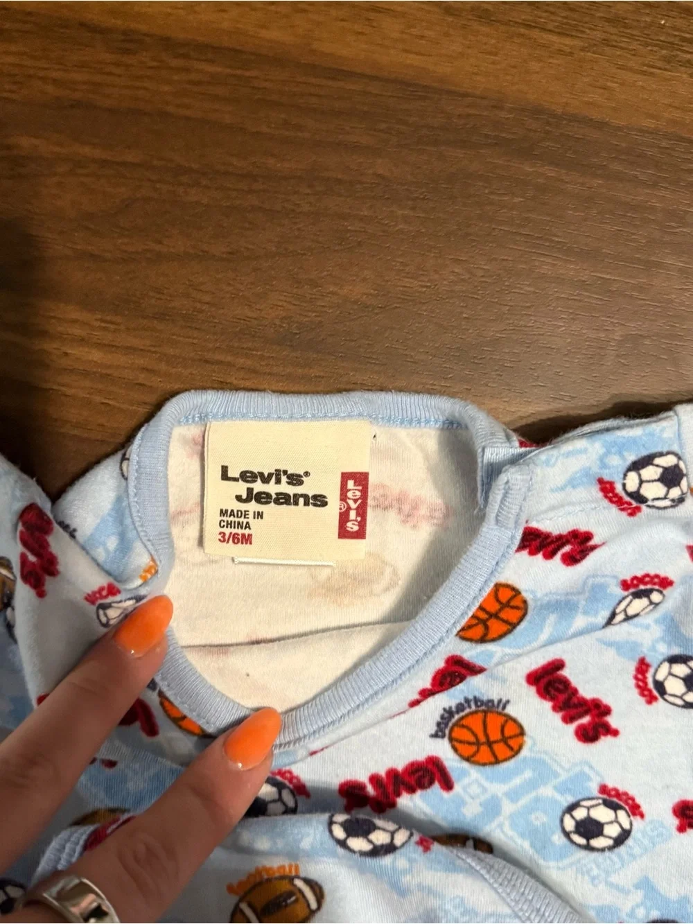 Baby boy vintage Levi’s onesie